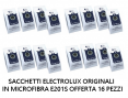 Sacchetti polvere in micofibra Electrolux Ultra Silencer , Power Force , Ultra ONE , Excellio  Easy go 16pz. E201S